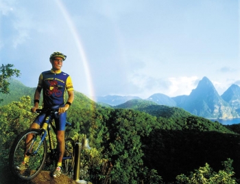 Jungle-Biking in Saint Lucia