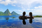 Jade Mountain: Im privaten Pool einer Suite