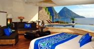 Jade Mountain: Suite, exemple de logement