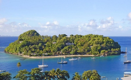 Young Island Resort, St. Vincent: Privatinsel 180 Meter vor der Küste